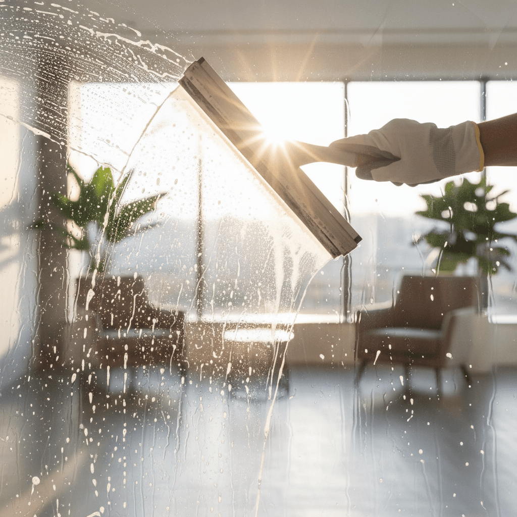 Move-out cleaning service for empty residential property